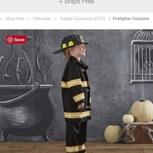 Pottery Barn Kids Costumes Firefighter Halloween Costume Poshmark